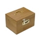 thumbnail image 1 of Caja fuerte de madera con cerradura de combinación de 15 x 9,5 x 9,5 cm, 1 of 2