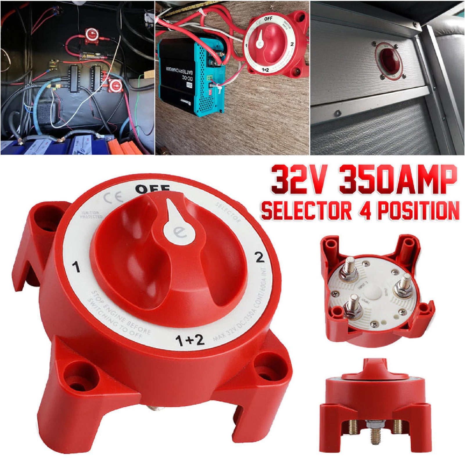 XWQ Car Isolator Switch Fine Workmanship Wide Application 4 Position