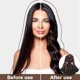 thumbnail image 2 of Rizadores de pelo sin calor para peinados nocturnos con diadema ajustable, rulos sin calor, color rosa., 2 of 5