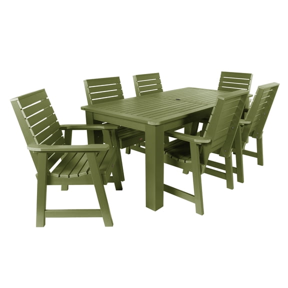 highwood® Eco-Friendly Weatherly 7pc Rectangular Dining Set