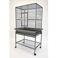 thumbnail image 1 of Grande Cage de Vol 32X21 Pouces avec Support Roulant, 1 of 8