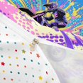 thumbnail image 4 of Castle Fairy Pop Art Motocross Twin Bedding for Teens, Bright Burst Jump Duvet Cover Set for Vibrant Bedroom, Purple Pink,2pcs,No Comforter, 4 of 6