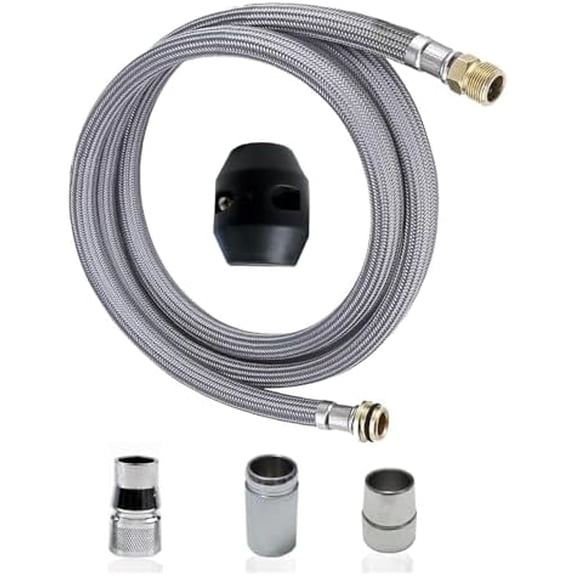 Kitchen Faucet Hose Replacement Compatible With Grohe 48293000 Flexible Shower, Pull-out Faucet Hose with Counterweight & 3 Adapters$$Tools & Hardware Other