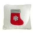 thumbnail image 2 of christmas gifts for women Christmas Pillow Velvet Embroidered Pillowcase Christmas Snowman Embroidered Holiday Decoration Pillowcase Suitable For Christmas Holiday Party Decoration, 2 of 6