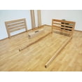 thumbnail image 4 of Cama Infantil Individual Venecia Montessori Con Barandales Cera Transparente Muebles GM, 4 of 5