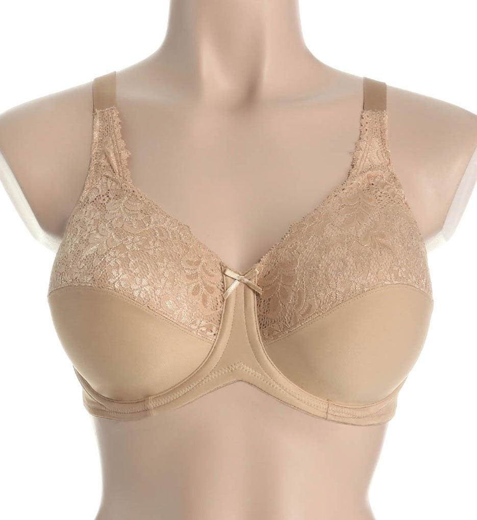 Lilyette by Bali Womens Tailored Minimizer Bra with Lace Trim Best