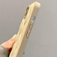 thumbnail image 3 of for iPhone 12 Pro Max Cute Case Leather Diamond Pattern with Bracelet not included, Phone Case Soft Flexible TPU Shockproof Full-Body Protective case Cover for Women Girls Light Brown, 3 of 9