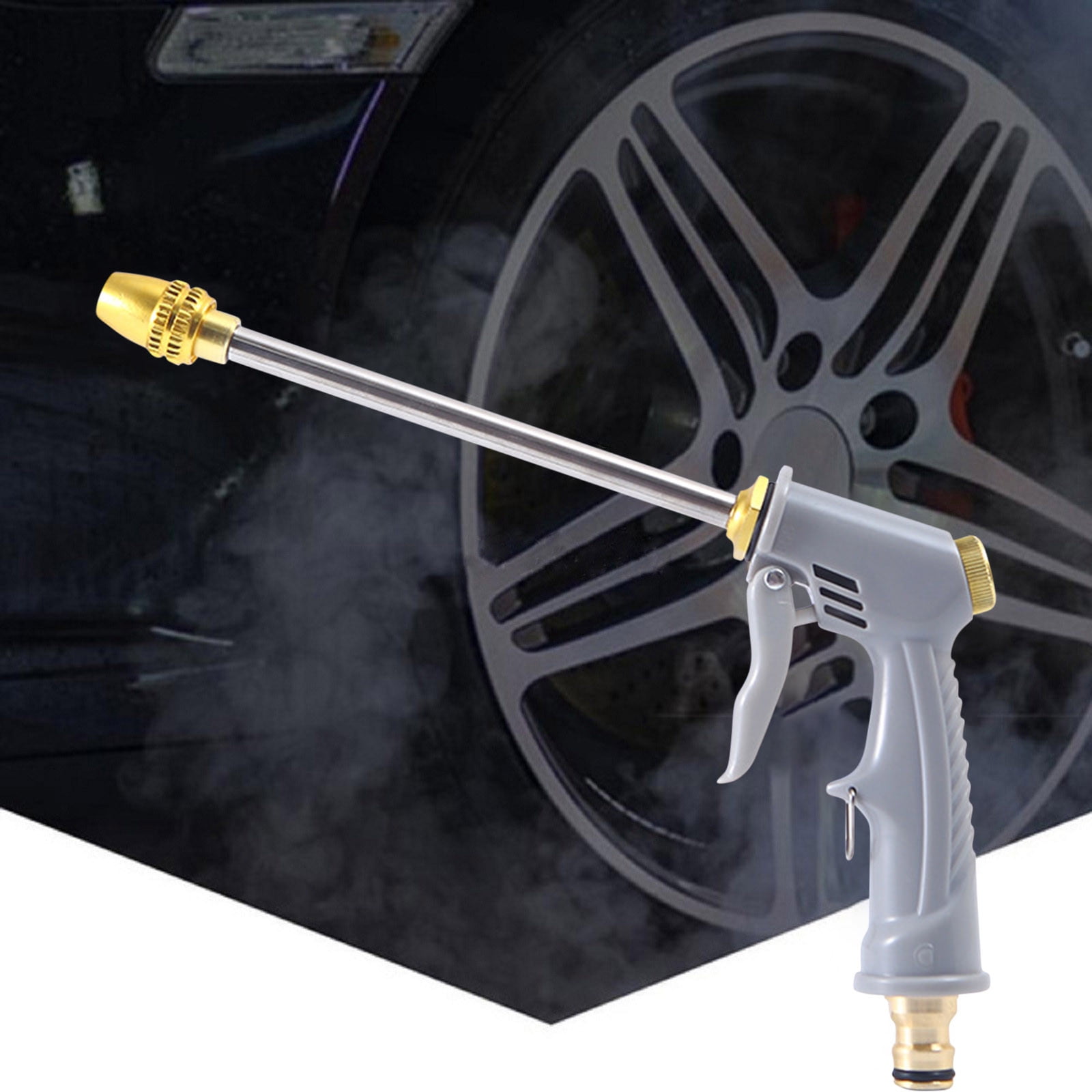 Scnor Hose Nozzle in Clearance- High Pressure Water Hose Nozzle Long Spray Nozzle Garden Hose Car Wash