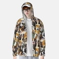 thumbnail image 2 of Balery Cute Dog Sudadera ligera de manga larga con capucha y protección solar UPF 50+ para hombre y mujer, ideal para pesca y running-3X-Large, 2 of 7