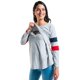 thumbnail image 3 of Blusa Maternidad y Lactancia Cómoda Ropa Embarazo Blusa Mujer Manga 3/4 Casual Color Gris Almacenes Mario SA de CV Ray 4501, 3 of 5