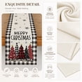 thumbnail image 7 of Smile Waterclor Buffalo Plaid Winter Christmas Table Runner 13 x 72 Inch, 7 of 7