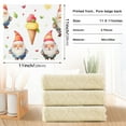 thumbnail image 3 of 6 Packs Dwarf and Ice Cream Kitchen Dish Towels Soft Absorbent Dish Cloths 11"x11", 3 of 9