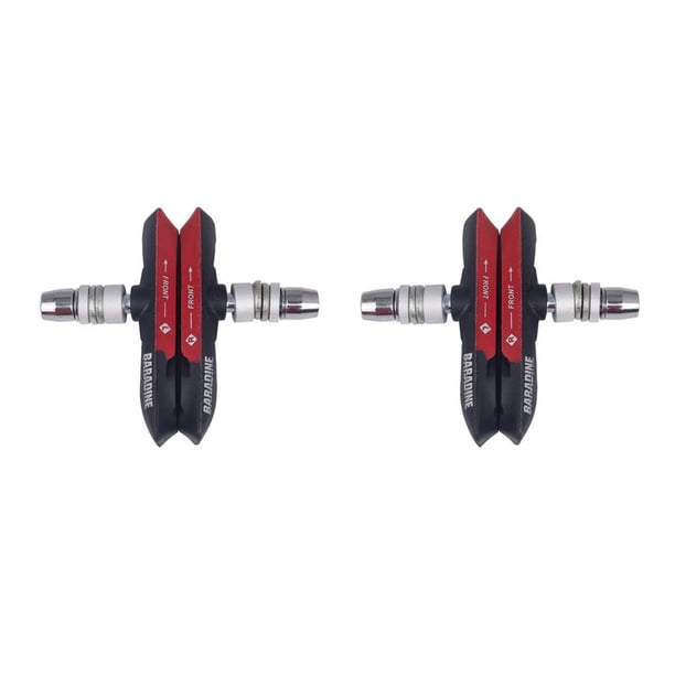 Yuarrent 1 par de pastillas de freno de bicicleta de montaña freno de bicicleta soporte de freno en V zapatos con bloques de goma Type1 NO1 Yuarrent CBP109212