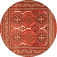 thumbnail image 1 of Ahgly Company Indoor Round Persian Orange Traditional Area Rugs, 6' Round, 1 of 1