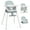 Mint, variant on Dream On Me Lightweight & Convertible Curio Sit N Seek High Chair, Grey