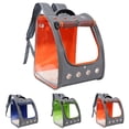 thumbnail image 3 of Pet Carrier Breathable Foldable Portable Visible Pet Backpack Cat Carrier Bag, 3 of 4