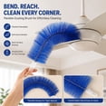 thumbnail image 5 of Fan Cleaning Brush, Bendable Fan Duster, Bendable Fan Cleaner Flexible Small Space for Box Fan, Floor Fan, Stand Up Fan, Air Vent, Heater Vent Blue, 5 of 7