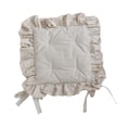 thumbnail image 3 of Cojín de silla con volantes, y transpirable, cuadrado, decorativo, para cocina, patio, jardín, decoración rústica, 3 of 8