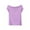 Purple, variant on FAIWAD Womens Summer Pajama Tops Solid Color Short Sleeve Slim Pullover Soft Comfy Sleepwear Shirts