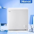 thumbnail image 3 of WANAI 6.5 Cubic Feet Chest Freezer White deep Freezer with Adjustable Temp Knob Ideal for Any Room, 3 of 9