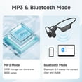 thumbnail image 4 of Auriculares de conducción ósea y reproductor MP3 de 32 GB IPX8 a prueba de agua, 4 of 7