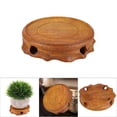 thumbnail image 4 of Base Redonda, Base Redonda de Madera, Delicadas Tazas de Té de Plantas de Alta Peces Caseros, 4 of 7