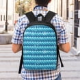 thumbnail image 5 of Xecao Pearlescent Scales print Travel Backpack, Large Computer Backpack for Men Women, College School Rucksack Book Bag, 5 of 5