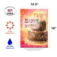 thumbnail image 2 of Toland Home Garden Layer Cake Birthday party Birthday Flag Double Sided 12x18 Inch, 2 of 5
