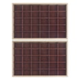 thumbnail image 2 of Unique Bargains Set of 2 Stackable Jewelry Organizer Trays with Removable Dividers Brown-30 Grid Tray, 2 of 7