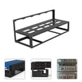 thumbnail image 1 of WRITWAA 1Set Black Steel Mining Rig Frame Open Air Pc Case Double Layer Design for Computer, 1 of 8
