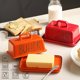 thumbnail image 3 of Mantequera Porcelana Grande con Tapa, 7.3 Pulgadas, Diseño E, 3 of 5