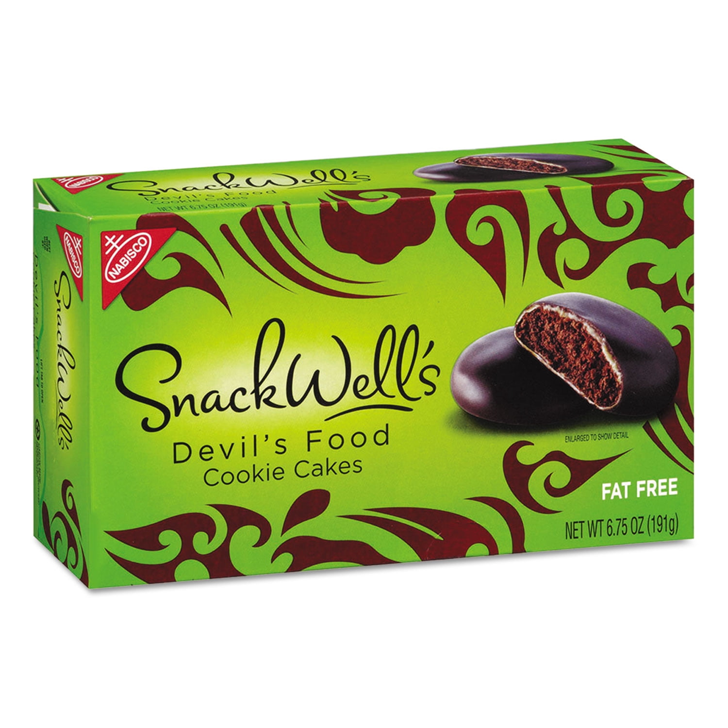 Cadbury Adams Usa 04754 SnackWells Cookies, Devils Food, 6. 75 oz.