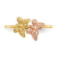 thumbnail image 5 of 14K Two-Tone Gold Ring Band Themed Polished Butterfly, Size 5, 5 of 5