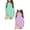 Purple 1PCS & Mint Green 1PCS, variant on LUOGENLI 2 Pack Little Girl's Kids Swimsuit Beach Cover up for Girl Chiffon Shirt Bikini Beachwear Bathing Suit Beach Dress Swim Coverup Summer Fourth of July Dresses for Girls 10-12 M