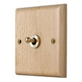 thumbnail image 1 of Maytalsory Waterproof And Moisture-proof Wood Light Switch Plate Wide Applications Vintage Style, 1 of 6