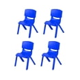thumbnail image 1 of Silla plastico pequeno SET X 4 ZGS-834-P (x4) azul Lumax ZGS-834-P-VE (x4), 1 of 5
