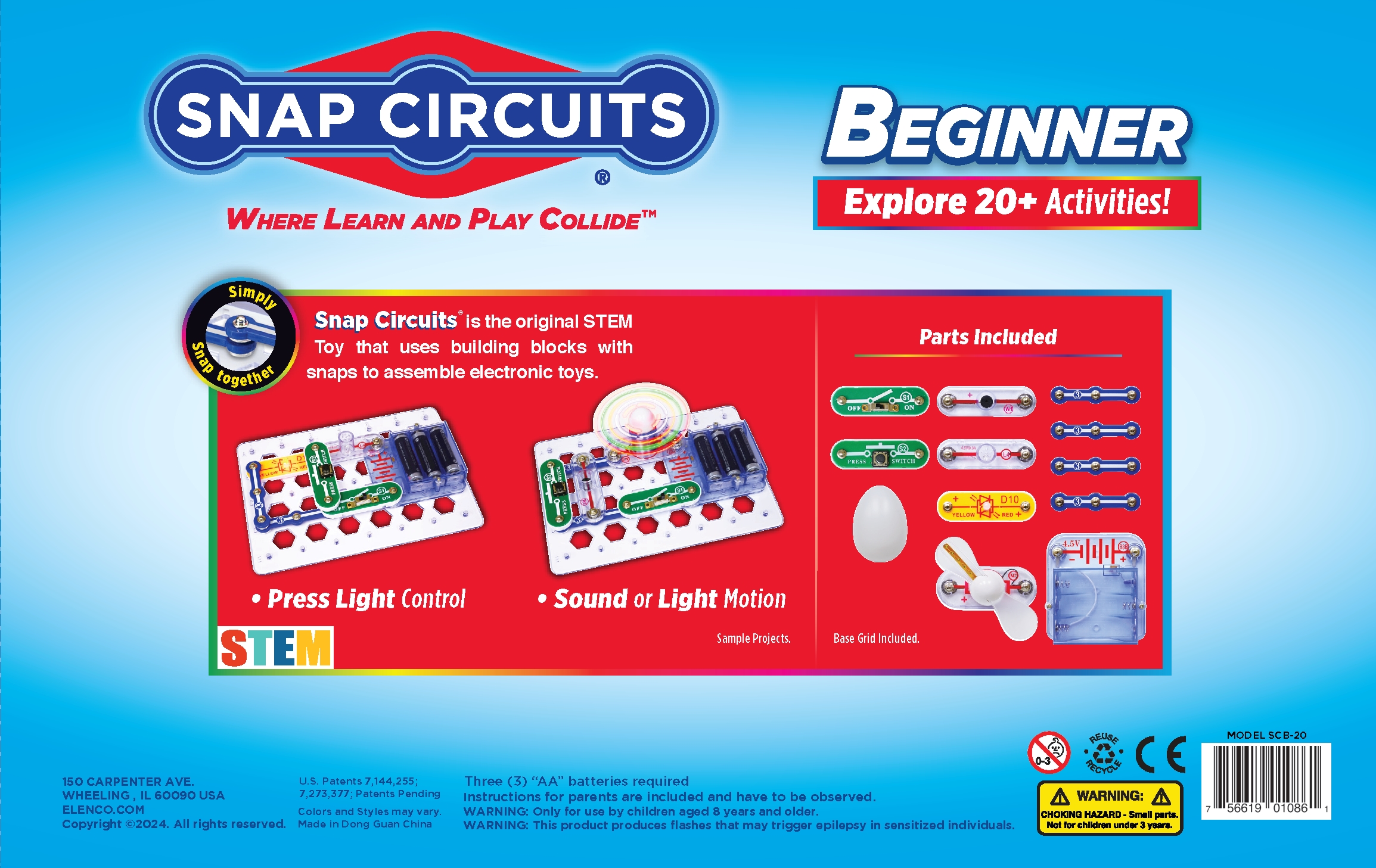 Snap Circuits Beginner Electronics Science Kit photo 5