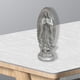 thumbnail image 4 of Estatua de la Virgen María católica Figura de la Santísima Madre Adorno religioso Hecho a mano plata, 4 of 7