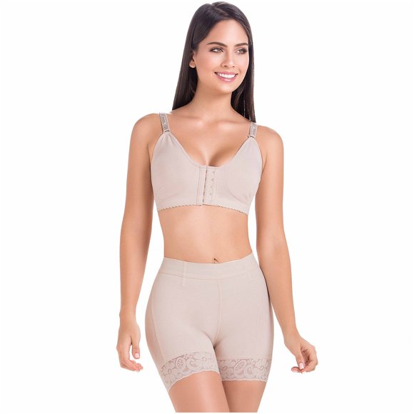 MariaE FU101 Fajas Colombianas Shorts Levanta Cola de Uso Diario MariaE Fajas MRE-FU101