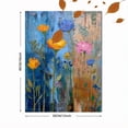 thumbnail image 3 of Textured Floral Garden Canvas Print Wall Art for Living Room Bedroom Office Hallway Kitchen Cozy Home Decor, 3 of 8