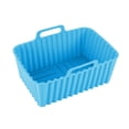 thumbnail image 2 of Hicess Silicone Air Fryer Pot Tray Liners BPA-Free Air Fryer Basket Replacement Air Fryer Liners for Clean Cooking Replacement for Parchment Liner Paper, 2 of 8