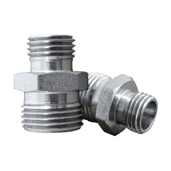 2 pieces Free Ship M14-M18 Mini Excavator Hydraulic Attachment Fittings