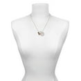 thumbnail image 4 of Delight Jewelry Silver-tone Large Monarch Butterfly with 6 AB Crystals - Class of 2025 Year to Remember Locket Charm Necklace, 19+2" Extender, 4 of 5