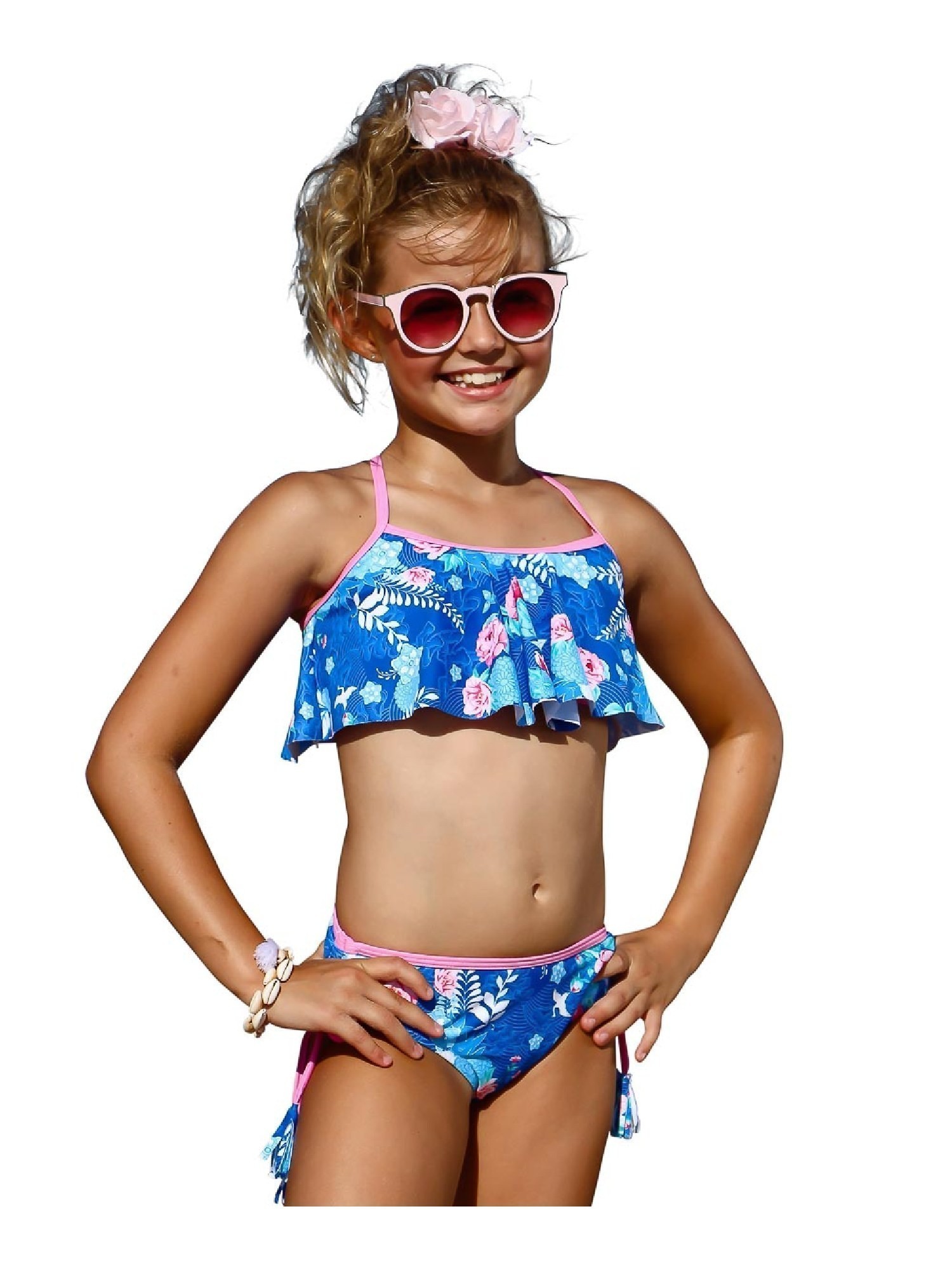 big girl 2 piece swimsuit