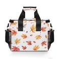 thumbnail image 7 of FORMRS Insulated Cooler Bag 24 Cans Capacity Soft Leakproof Lunch Box with Side Pockets, Watercolor Autumn Leaves, 7 of 7