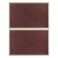 thumbnail image 2 of Unique Bargains Set of 2 Stackable Jewelry Organizer Trays with Removable Dividers Brown-Ring Tray, 2 of 6