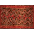 thumbnail image 1 of Ahgly Company Indoor Rectangle Persian Orange Traditional Area Rugs, 2' x 4', 1 of 1