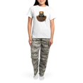 thumbnail image 4 of CafePress - Just Married Women's Light Pajamas - Women's Short Sleeve Print T-Shirt and Pants Light Cotton Pajama Set, 4 of 7