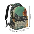 thumbnail image 2 of Easygdp Space Adventurer Cat Mochila Ergonómica Versátil para Laptop - Múltiples Bolsillos, Correas Ajustables, Unisex para Escuela, Viajes y Actividades al Aire Libre-One Size, 2 of 5