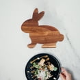 thumbnail image 4 of Bunny Shaped Wooden Cutting Board Wood Charcuterie Board Easter Serving Platter Cheese Tray for Cheese Bread Fruit Vegetables Easter Decorations Gifts B, 4 of 7